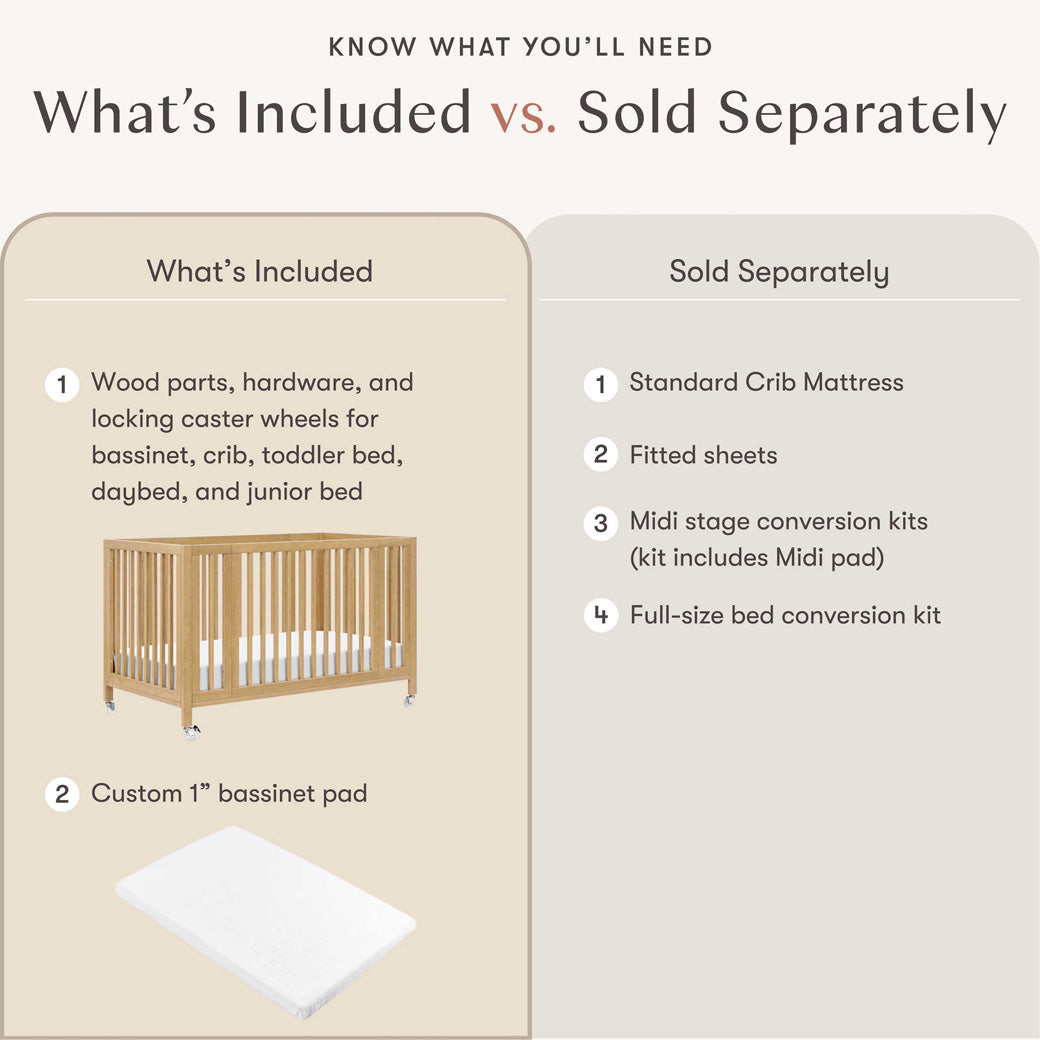 Xetch 9-in-1 Convertible Crib – Bassinet & Toddler Bed All-Stages Sleep Solution - Image 26