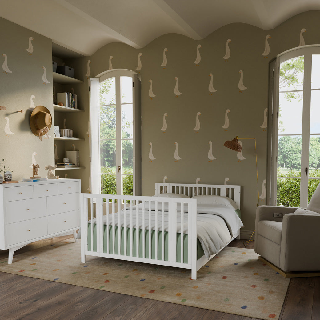 Xetch 9-in-1 Convertible Crib – Bassinet & Toddler Bed All-Stages Sleep Solution - Image 73