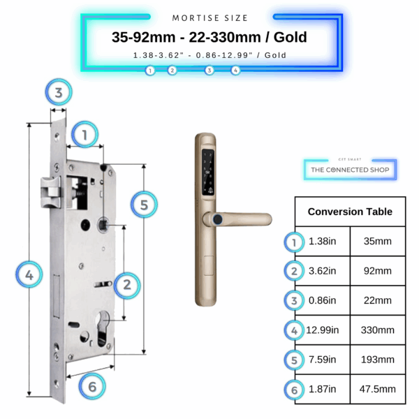 Meriya Smart Door Lock Slim - Image 36
