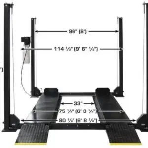 Atlas Apex 8 8,000 lb 4-Post Lift Car