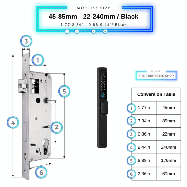 Meriya Door Smart Lock Knob - Image 17