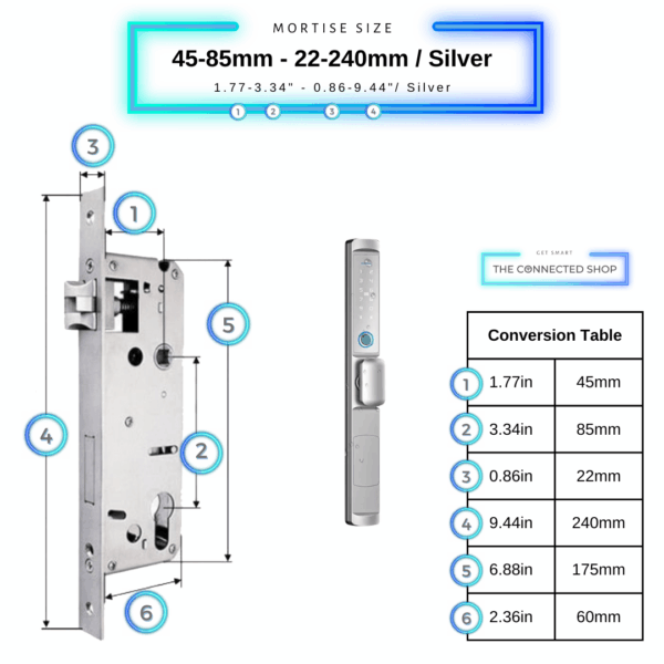 Meriya Door Smart Lock Knob - Image 13