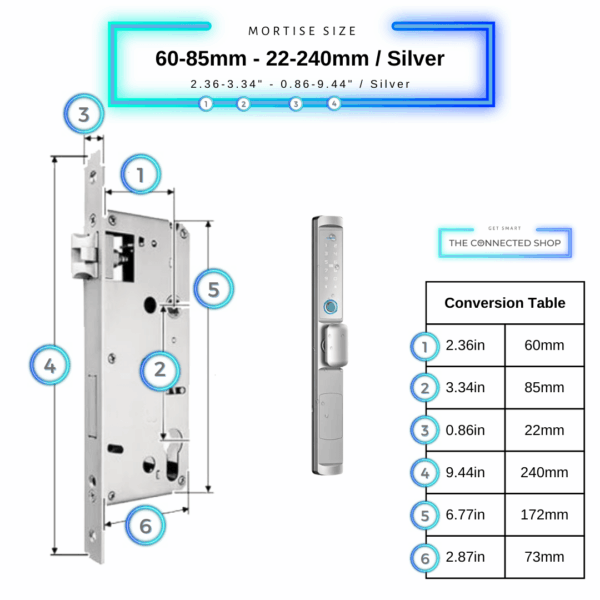 Meriya Door Smart Lock Knob - Image 16