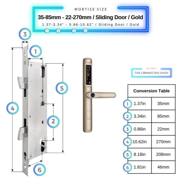 Meriya Smart Door Lock Slim - Image 12
