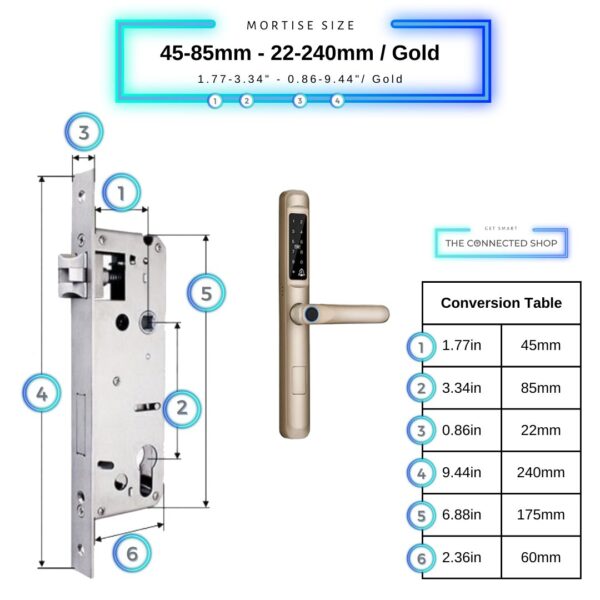 Meriya Smart Door Lock Slim - Image 22