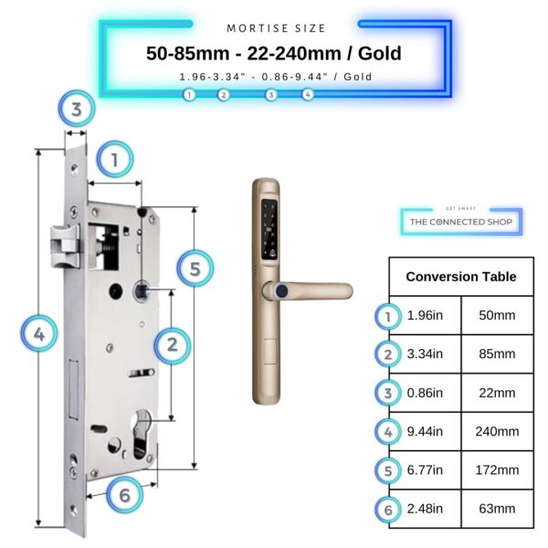 Meriya Smart Door Lock Slim - Image 13