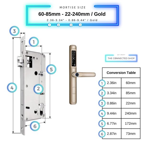 Meriya Smart Door Lock Slim - Image 14