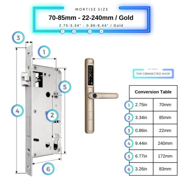 Meriya Smart Door Lock Slim - Image 15