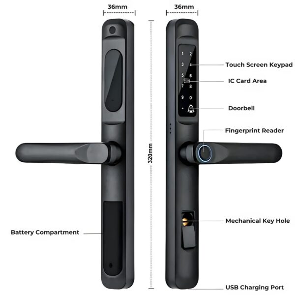 Meriya Smart Door Lock Slim - Image 7